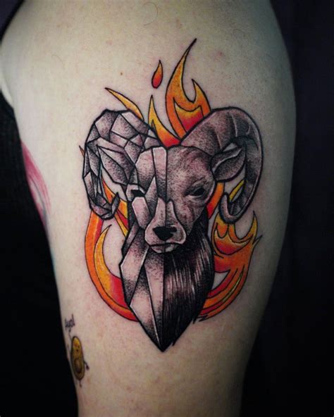 tattoo of aries sign|More.